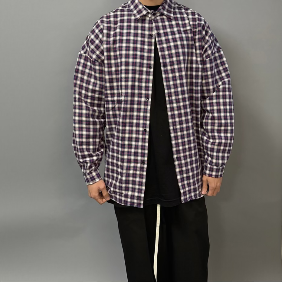 Camicia Oversize a Quadri