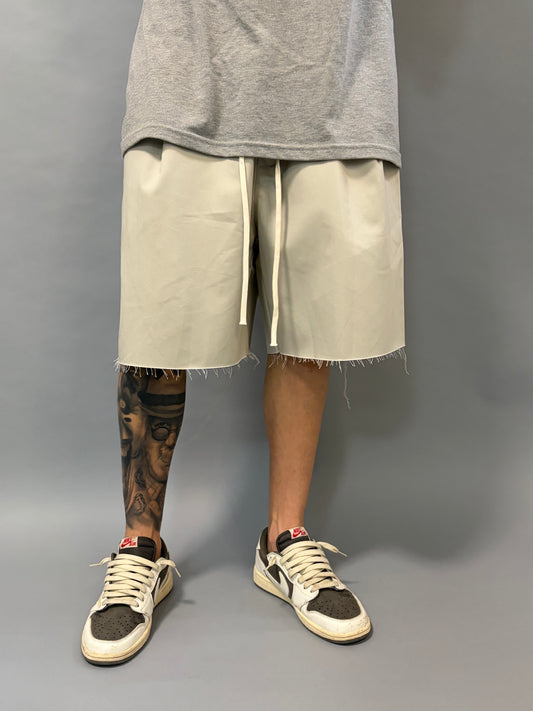 Bermuda Uomo Sfilacciati Oversize