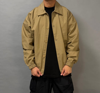 Giacca Oversize con Bottoni – Beige e Nera