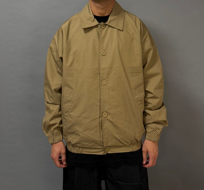 Giacca Oversize con Bottoni – Beige e Nera