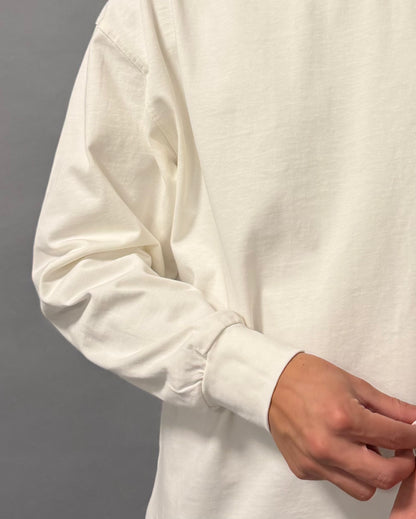 T-Shirt Regular Fit a Manica Lunga – Nero e Bianco