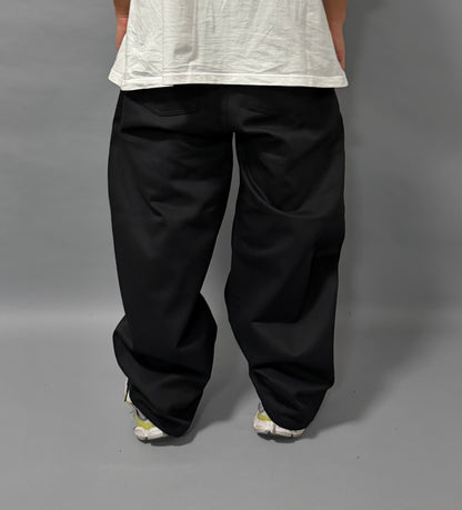 Pantaloni Balloon Fit Oversize – Marrone e Nero