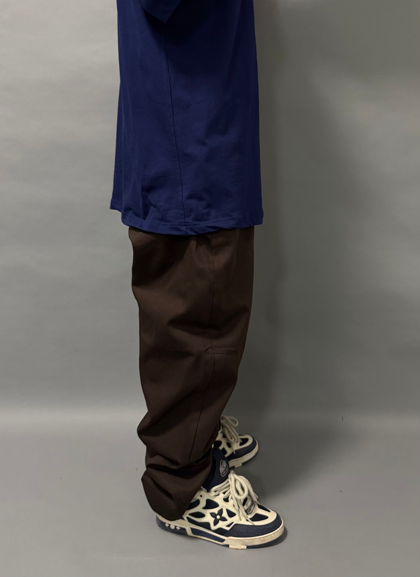 Pantaloni Balloon Fit Oversize – Marrone e Nero