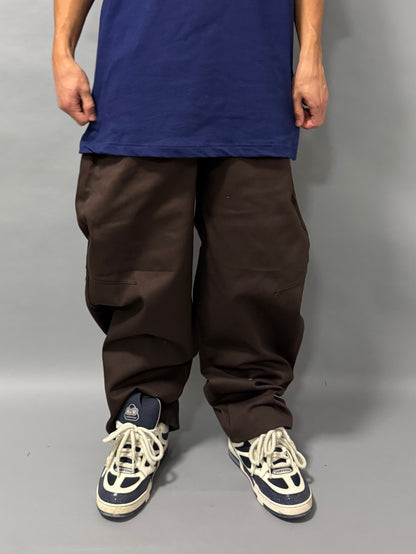 Pantaloni Balloon Fit Oversize – Marrone e Nero
