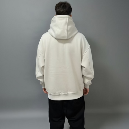 Felpa Over Grigio Perla