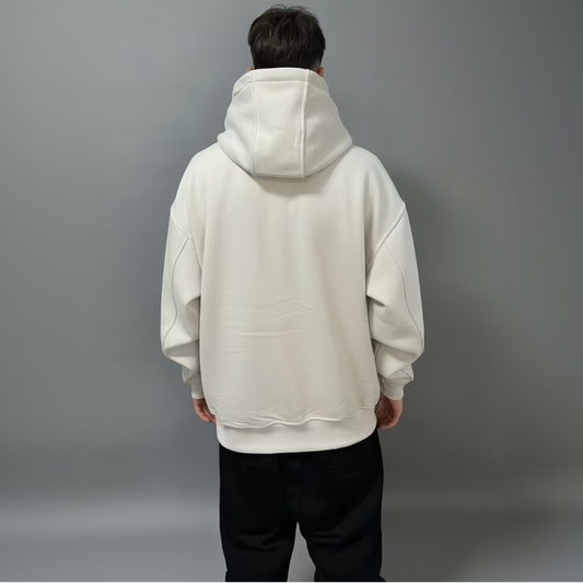 Felpa Over Grigio Perla