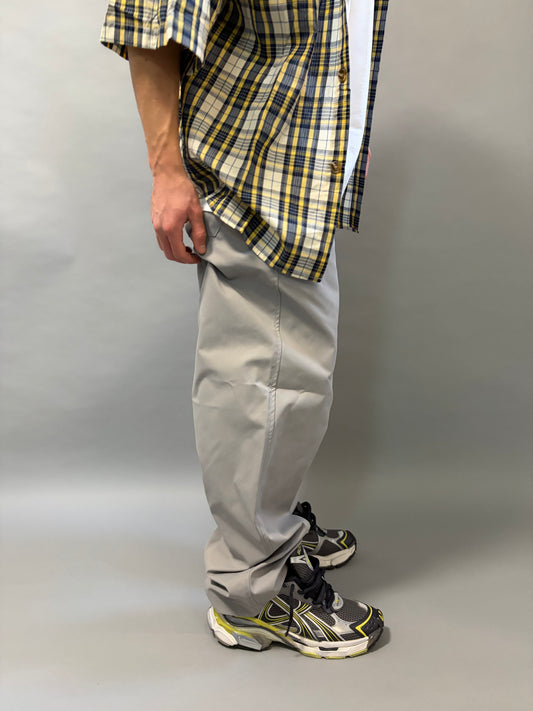 Pantalone Baggy Grigio Oversize