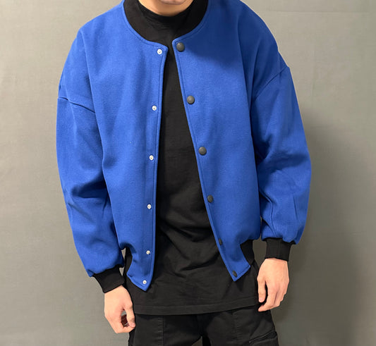 Bomber College Blu – Giacca Uomo Leggera – Taglie S-2XL