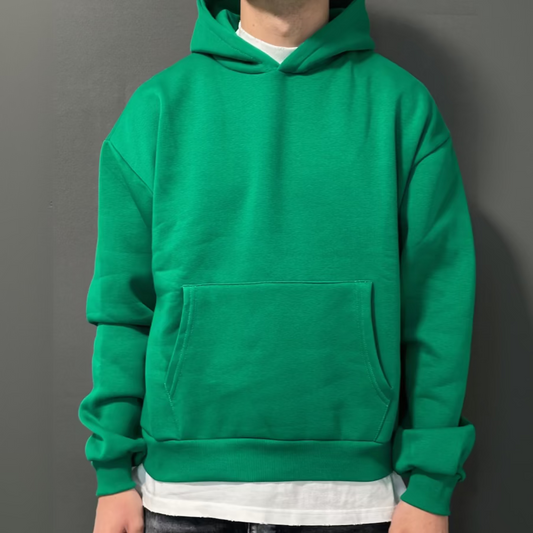 Felpa Verde Boxy Fit