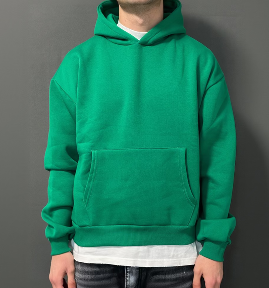 Felpa Verde Boxy Fit
