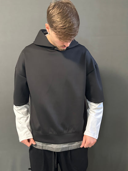 Felpa con Doppia Manica