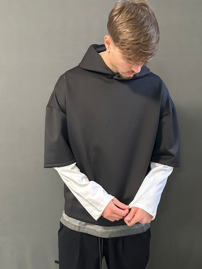 Felpa con Doppia Manica