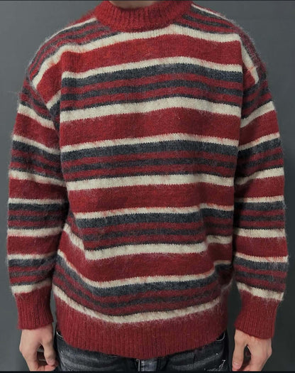 Maglione RW a Righe Multicolor