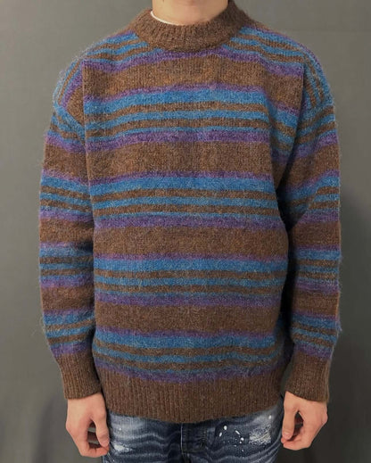 Maglione MV a Righe Colorate – Taglio Regular