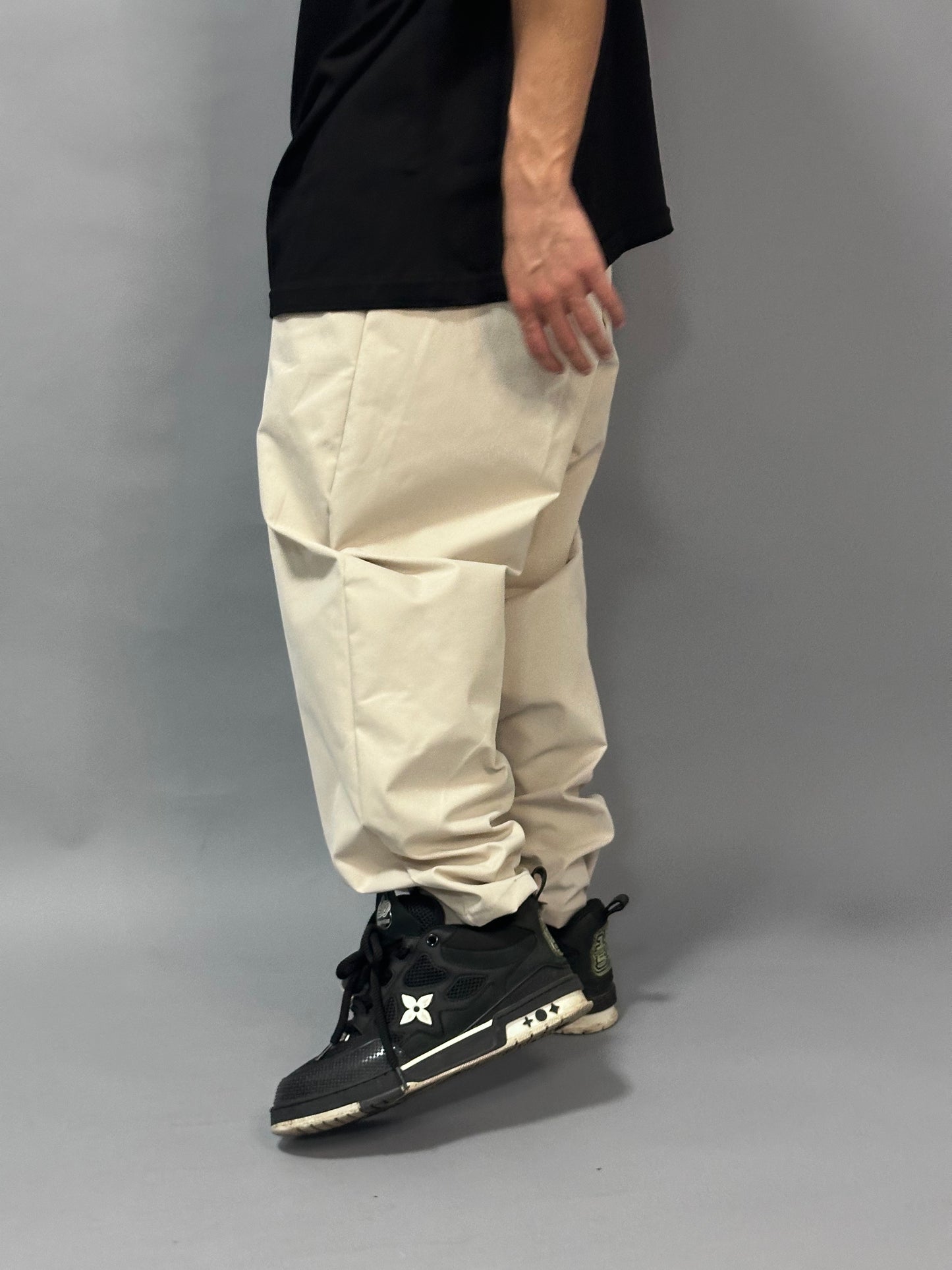 Pantalone Beige Over