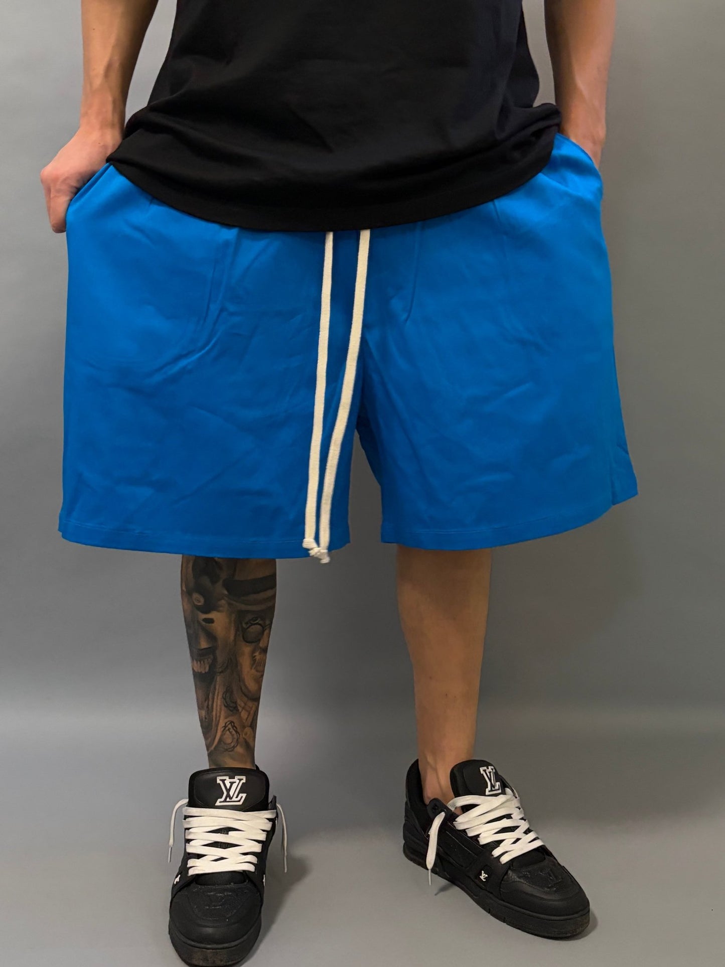 Bermuda Oversize Blu streetwear - FCS Store