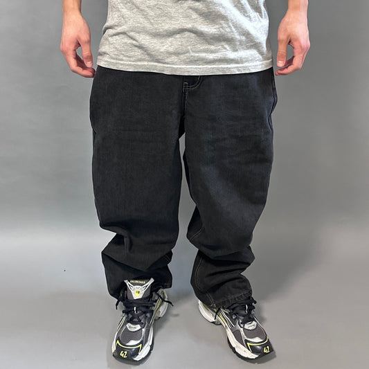 Jeans Balloon Fit Neri – Denim Oversize streetwear - FCS Store