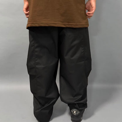 Pantalone Baggy Essential Nero Pantaloni streetwear - FCS Store