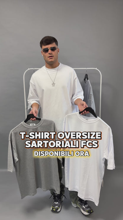 T-shirt Bianca Oversize FCS